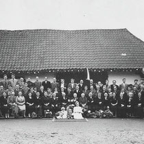 50jarig huwelijksfeest van, de Heer en mevrouw Salden 1954