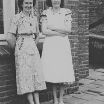 Mia Merckx (l) en Troutje Kersten