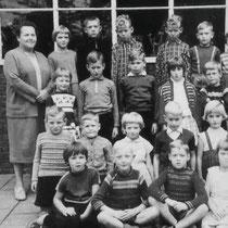 Klassenfoto 1e 2e 3e klas 1961 - 1962 