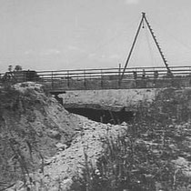 Aanleg van een brug