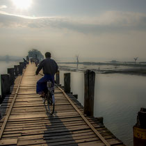 Le pont U Bein - le plus long pont en teck du monde - région de Mandalay