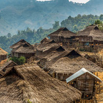 Village ethnique - Triangle d'or - région de Kengtung