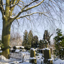 Winter auf dem Friedhof - Foto: Holger Tobuschat
