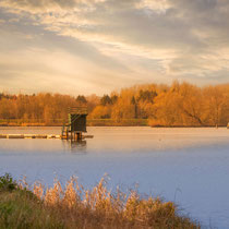 Abendsonne, Dove-Elbe - Foto: Adolf Dobslaff