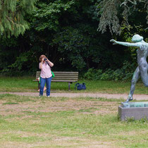 6 Dagmar und die Tänzerin - Ort: Jenischpark - Foto: Pertti Raunto