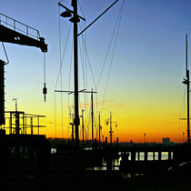 Oevelgönne Museumshafen   -   Foto:   Hans Dieckmeyer