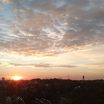 Sonnenuntergang in Altona - Foto: Gesine Schwerdtfeger