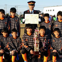 1/22　東武鉄道杯「本線沿線東京・埼玉少年サッカー大会」　5年生　敢闘賞