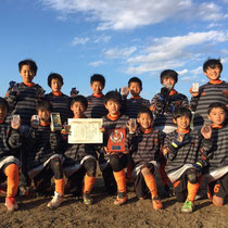 2/11　2/21 4年生　 第30回つつみカップサッカー大会　第3位