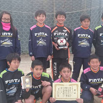 3/5　瀬崎卒団大会　6年生　準優勝