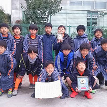 1/29　八潮少年団大会　4年生　3位