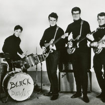 THE BLACK DEVILS vlnr: Josef Fransen - Jacques Wouters - William Backx - Remy Stroop