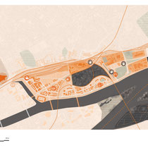 La Petite Amazonie, le quartier Malakoff et la Loire (Nantes)— Cartographie