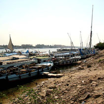 Embarcadère sur le Nil