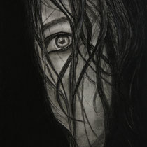Birute Donovan, Untitled, 8"x 10", charcoal on paper, 8"x 10".