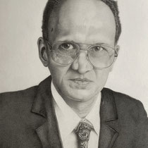 Dipti Patel, "Pa", graphite on paper.