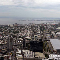 Aussicht auf Melbourne vom Eureka Tower
