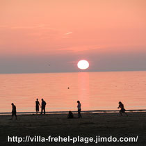 Coucher de soleil à Caroual à Erquy
