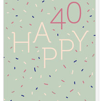 Happy 40 Typoesie