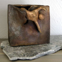 Der Ausbruch, Bronzeguß....... Meike von Arndt