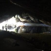 Nach Eintritt in die Höhle erwartete uns dieser Anblick