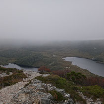 Blick zurück ins Tal... rechts der Dove Lake