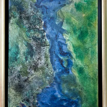 Fluß Landschaft von oben ©Claudia Olivia Gillmann