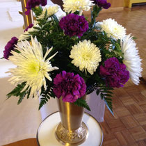 Close up of Altar Flowers
