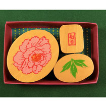 * Stamp Set "Botan"- peony / Pfingstrose -