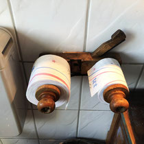 Hobel Toilettenpaper