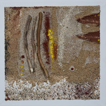 série d'ocre et de sable, 20 x 20 cm, 47 euros