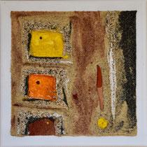 série d'ocre et de sable, 20 x 20 cm, 47 euros