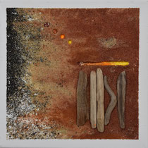 série d'ocre et de sable, 20 x 20 cm, 47 euros