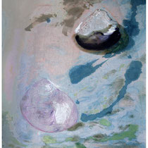 Sea Shells [©Nick Spadafora]:  40" x 46"  Oil & pastel on canvas  $1200.00