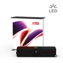 LEDUP Leuchttheke mit ABS-Rollkoffer