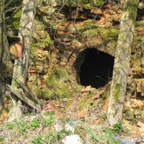 Vestige d'une entrée du four