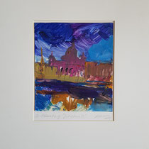 SIEGRID DENKHAUS, St. Petersburg - "Jubiläum 03", Gouache, 70,5 x 48 cm