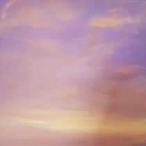 RALPH HERRMANN, Wolkenbild, Öl auf Leinen, 50 x 50 cm