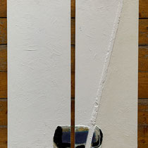 THOMAS HEER, o. T. (Diptychon), Mischtechnik auf Holz, 2 x 58 x 24 cm