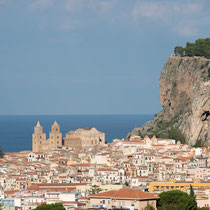 Cefalù - Blick auf den Dom.