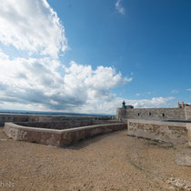 Syrakus - Die Festung Castello Maniace wurde durch Friedrich II.  von 1232 bis 1240 errichtet.