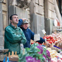 Catania - Katusfeigen auch hier auf dem Markt.