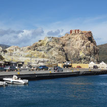 Ile de Vulcano - Porto Levante: zone des bains sulfureux.