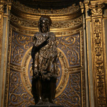 Sienne - Le Duomo - Statue de St Jean-Baptiste.