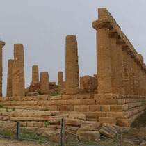 Agrigente - Le Temple de Junon ou d'Hera.