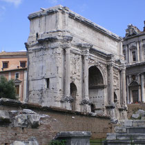 Rome - Le Forum -Arc de Triomphe de Septime Sévère -