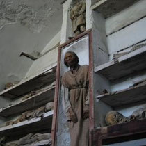 Palerme - Les catacombes du couvent des capucins (photo doc).