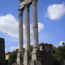 Rome - Le Forum - Le Temple de Castor et Pollux -