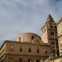 Noto - Eglise San Francesco. Elle fait partie d'un couvent.