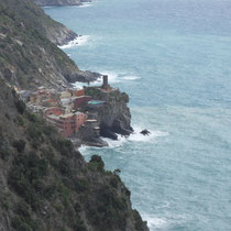 Les Cinque Terre - Vernazza, le village le plus connu.
